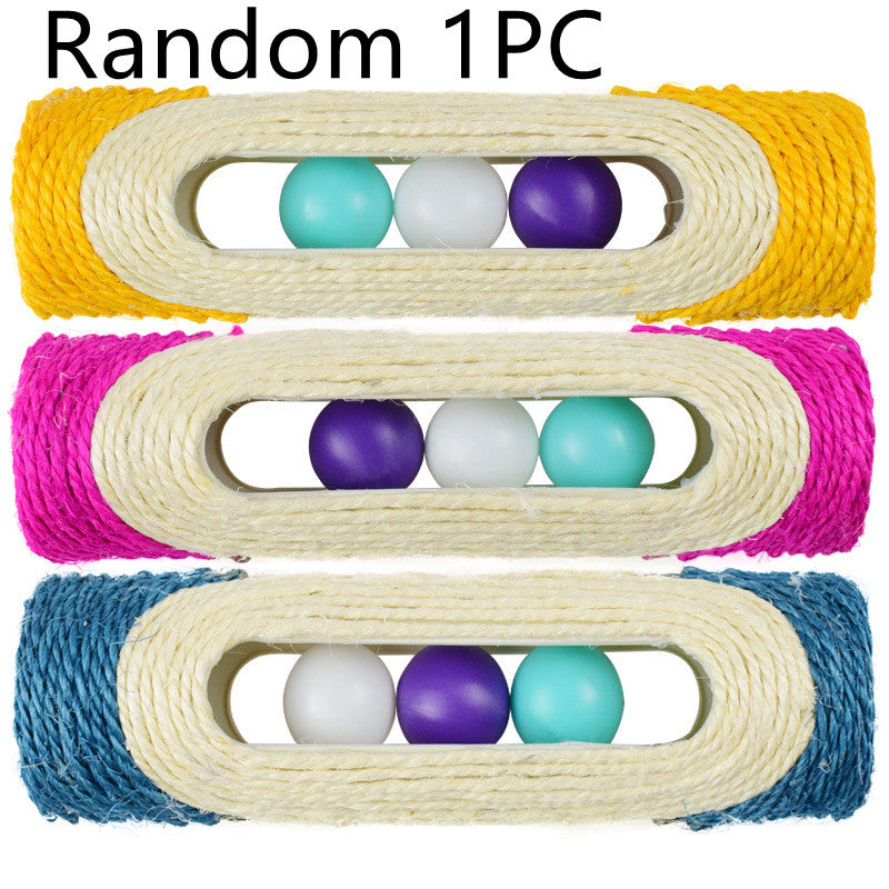 Long Sisal Drum Pet Toy For Scratching And Play